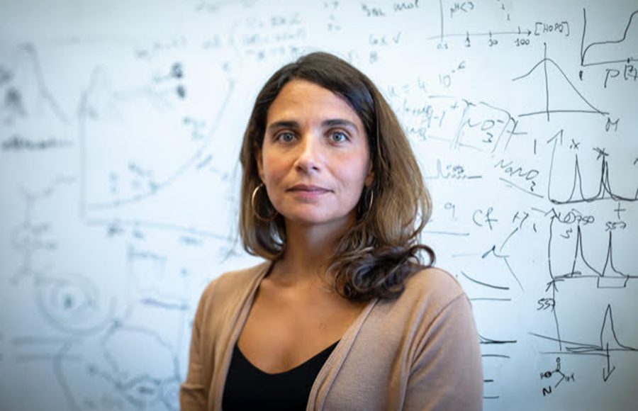Rebecca Abergel of Berkeley Lab's Chemical Sciences Division is studying how an anti-radiation-poisoning pill she developed in 2014 could help to protect people from the potential toxicity in the long-term retention of gadolinium, an ingredient in MRI contrast agents. Lawrence Berkeley National Laboratory on Wednesday, September 4, 2019 in Berkeley, Calif. 09/04/19